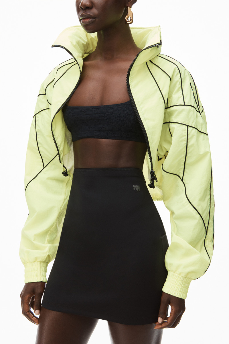 MINI SKIRT IN NEOPRENE JERSEY 3