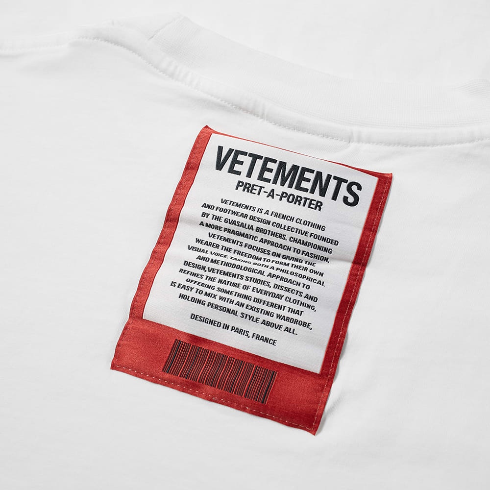 VETEMENTS Oversize Logo Patch Tee - 3