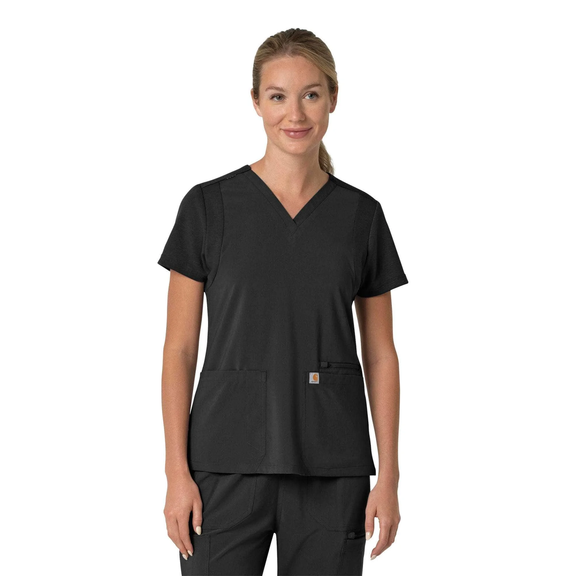 Women's Force Cross-Flex Flex Panel V-Neck Scrub Top - 1