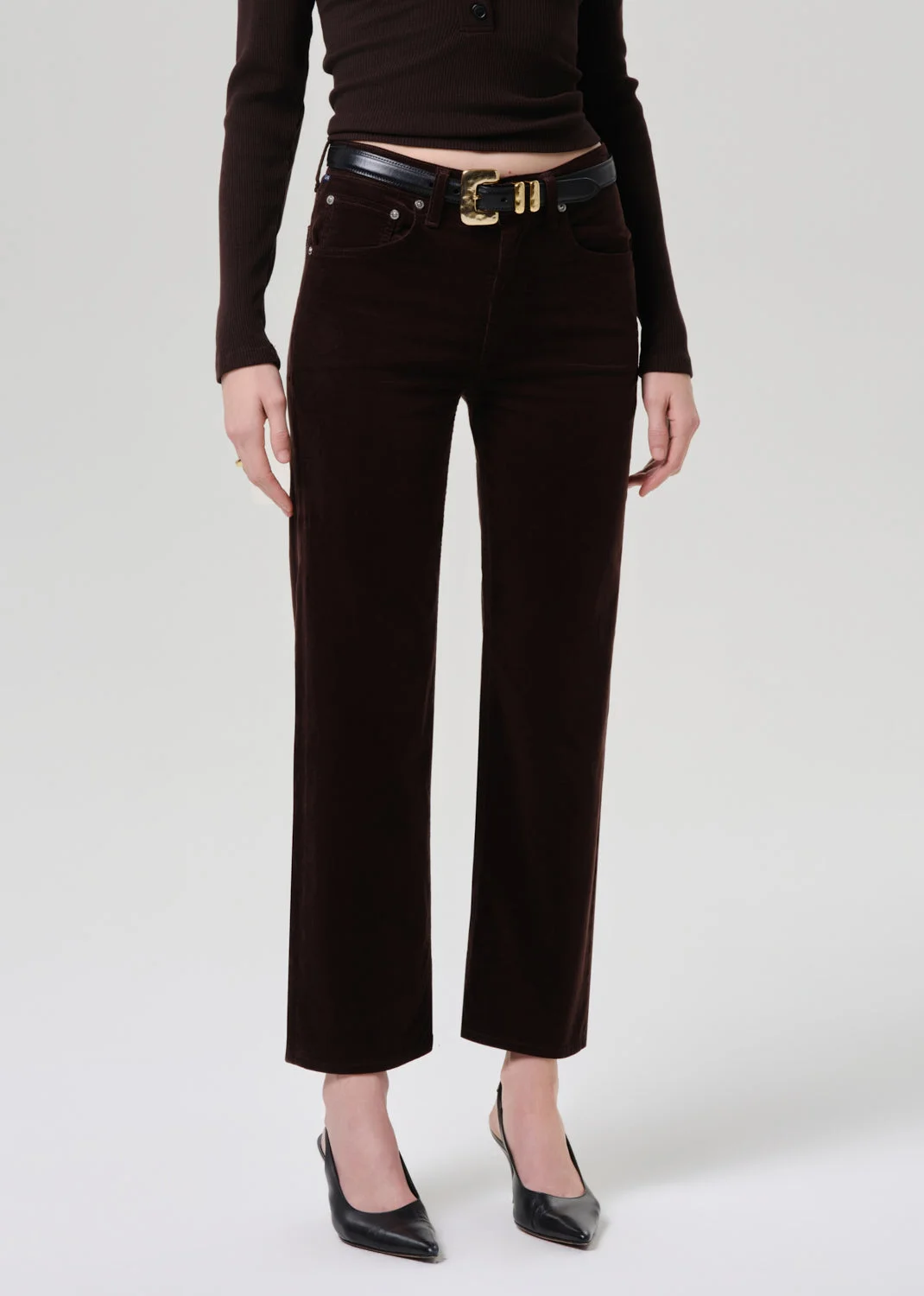 Palma Straight Corduroy In Barrister - 1