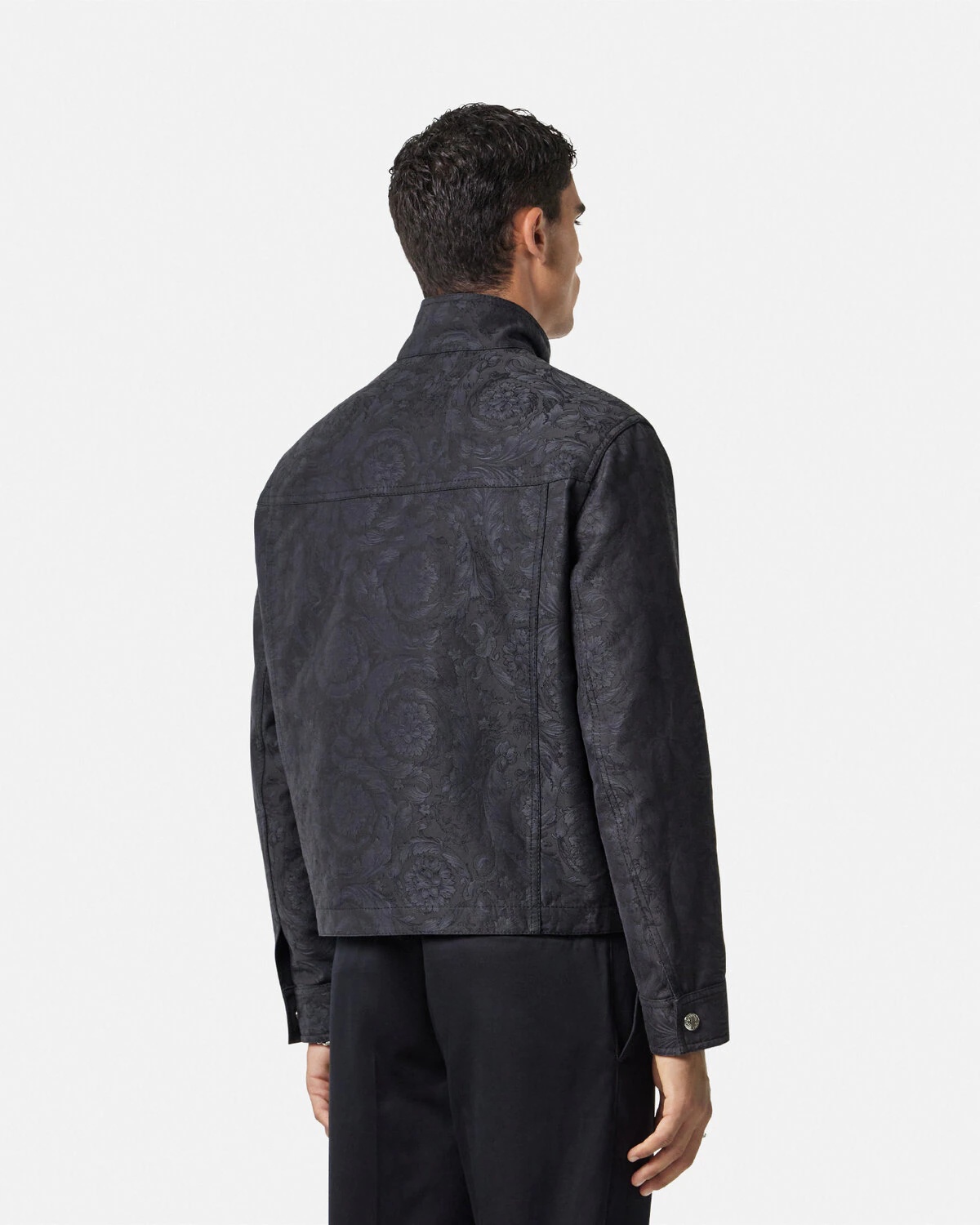 Barocco Jacquard Blouson Jacket - 5
