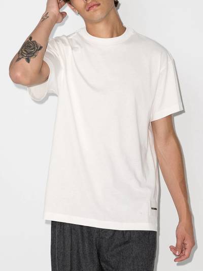 Jil Sander three-pack cotton T-shirt set outlook