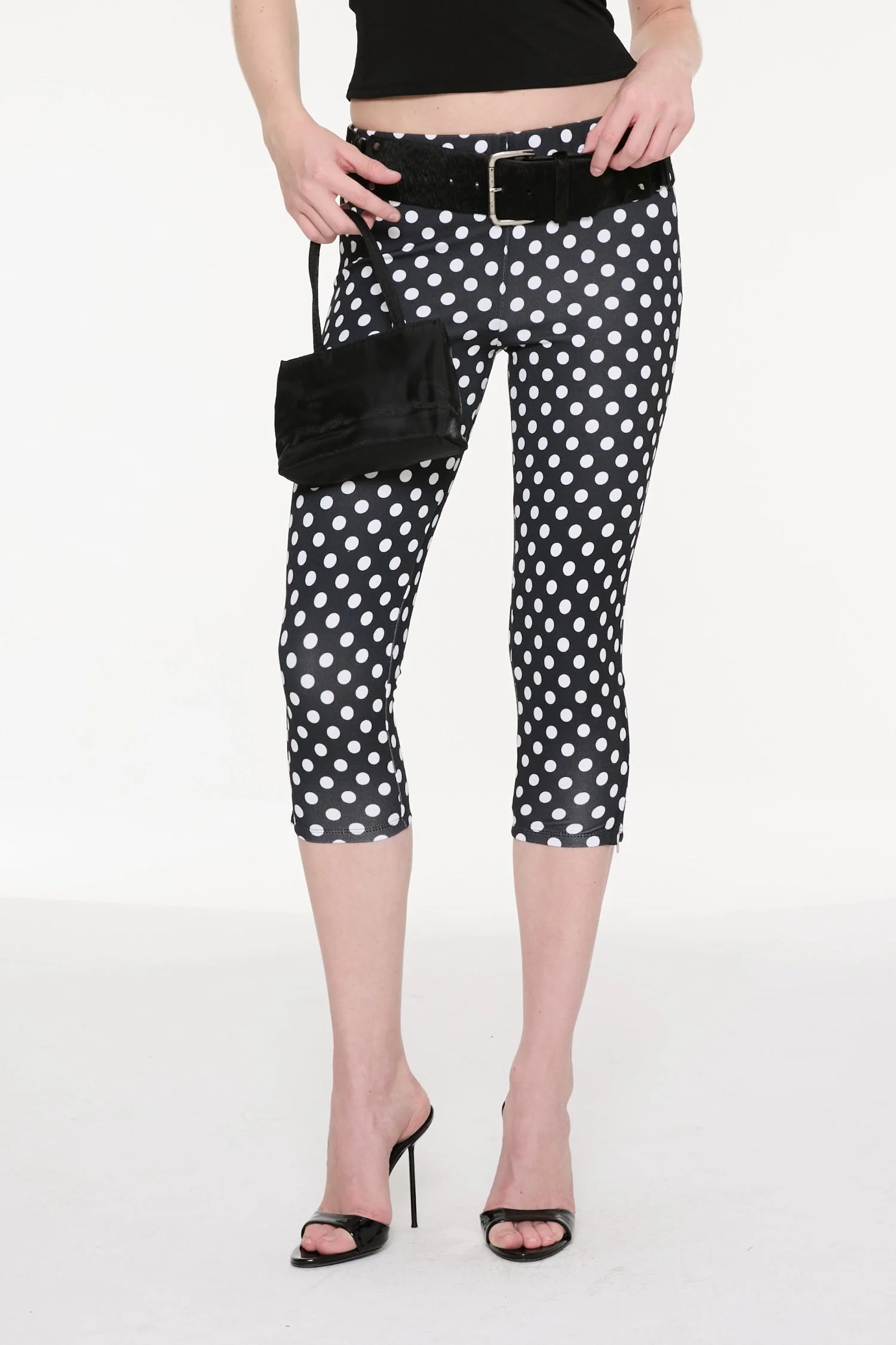 CARLA CAPRI - BLACK AND WHITE POLKA DOT - 1