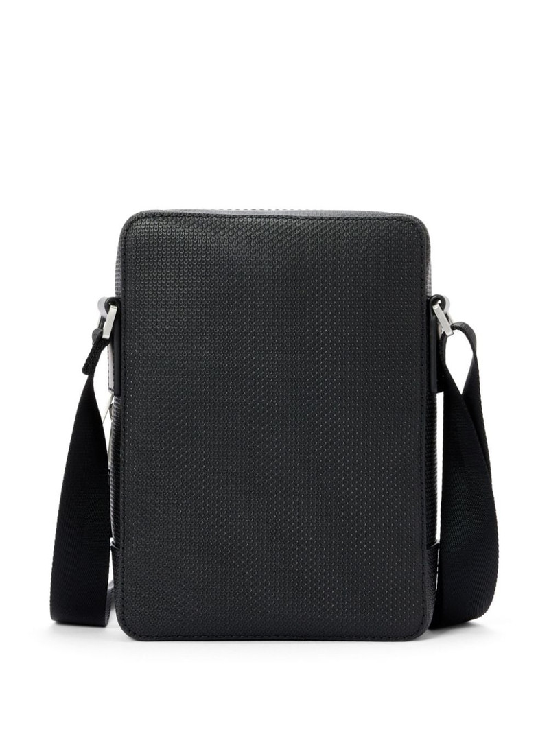 LACOSTE leather messenger bag outlook