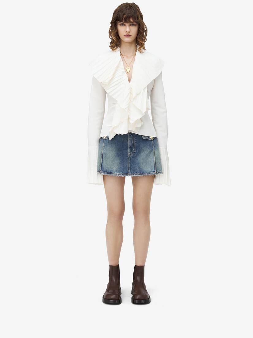 Plissé Blouse - 3