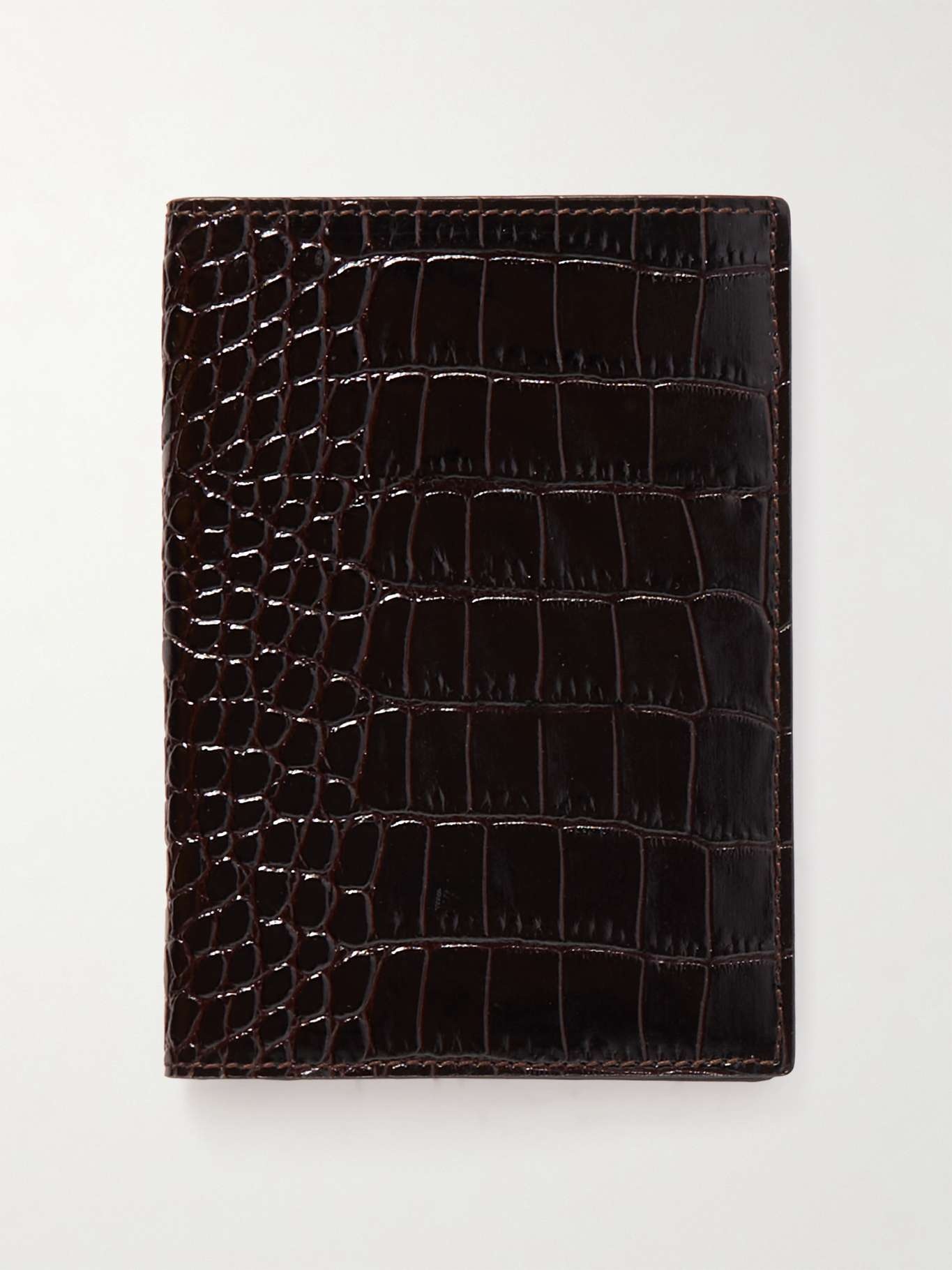 Mara croc-effect leather passport cover - 1