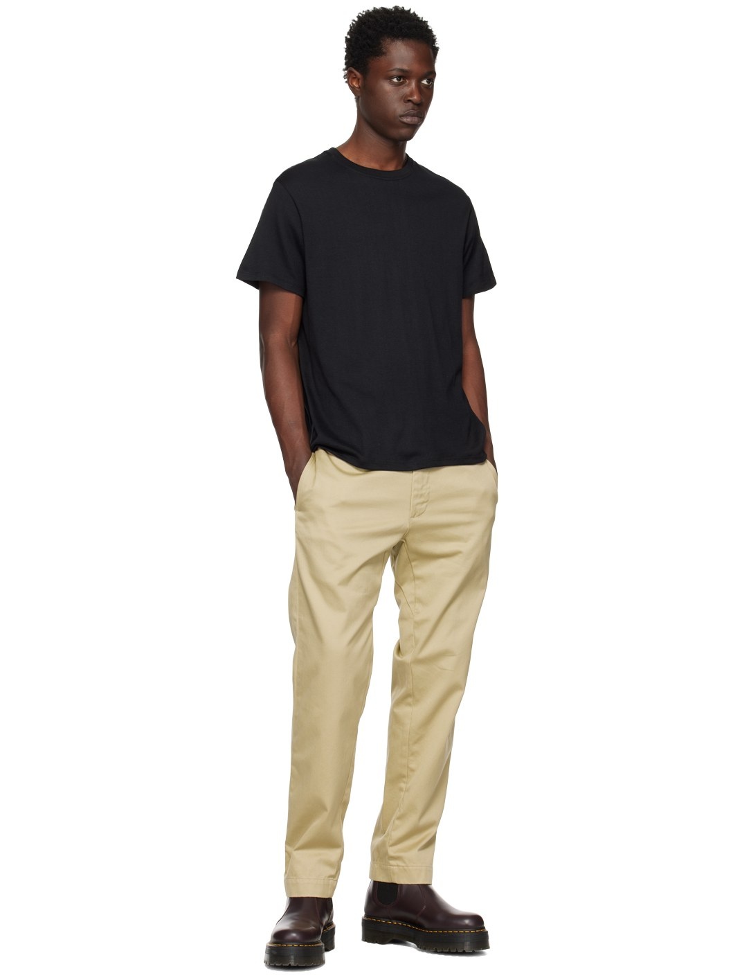 Nanamica Tan Chino Trousers | REVERSIBLE