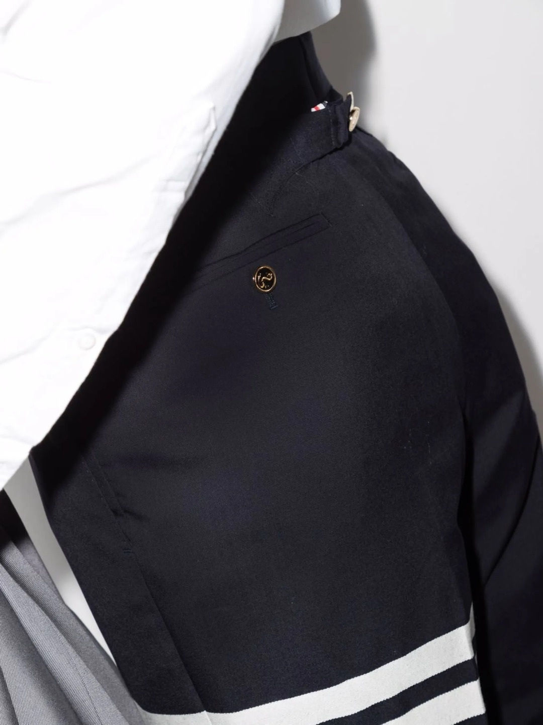 Plain Weave 4-Bar Trousers Men - 4