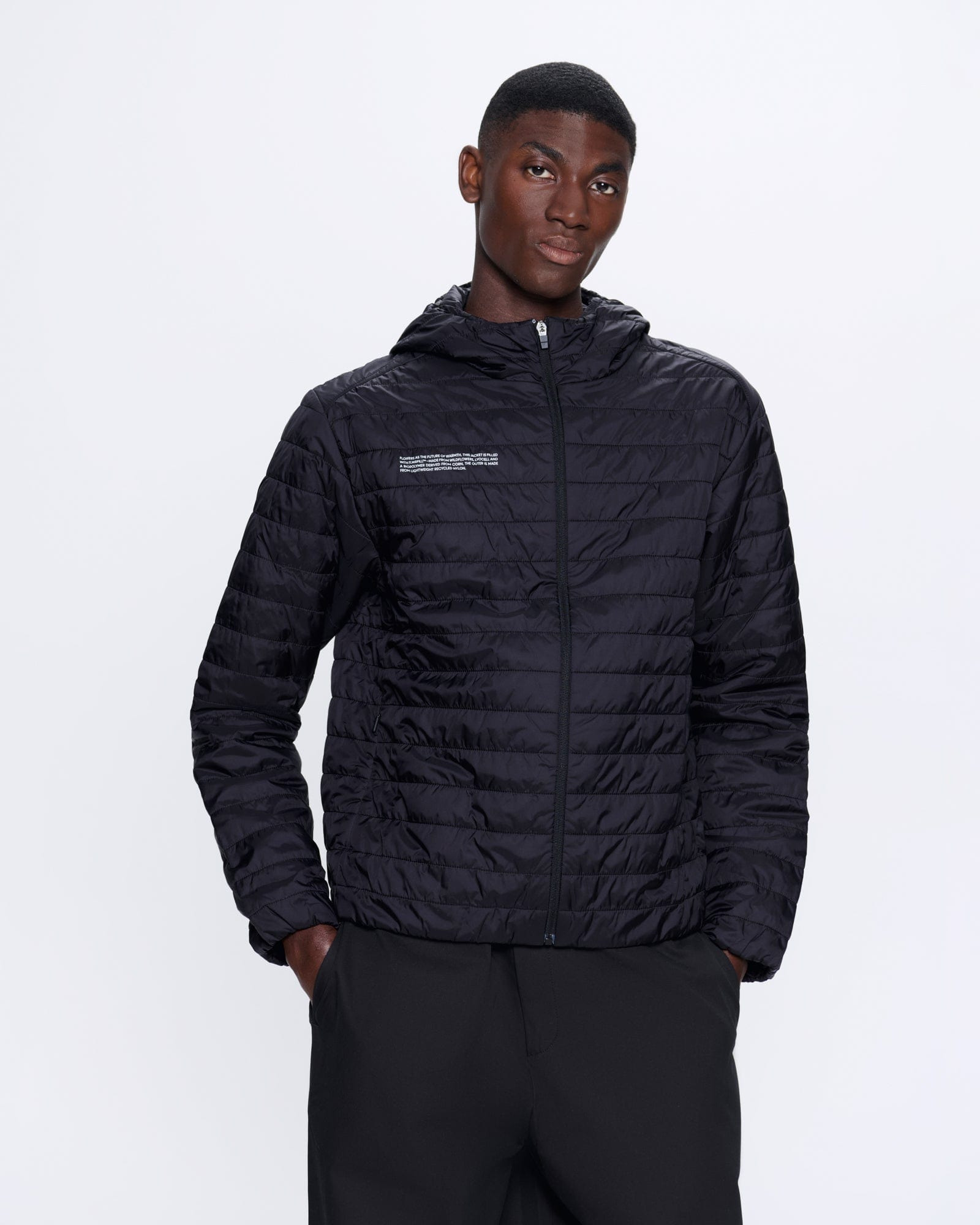 Mens Flower-Warmth Lite Jacket - Black - 3