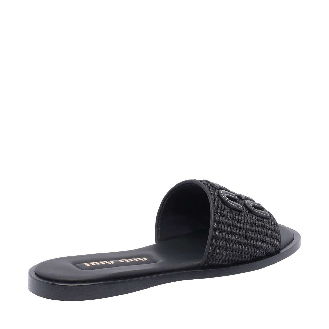 Miu Miu Women Logo Slide Sandals - 4