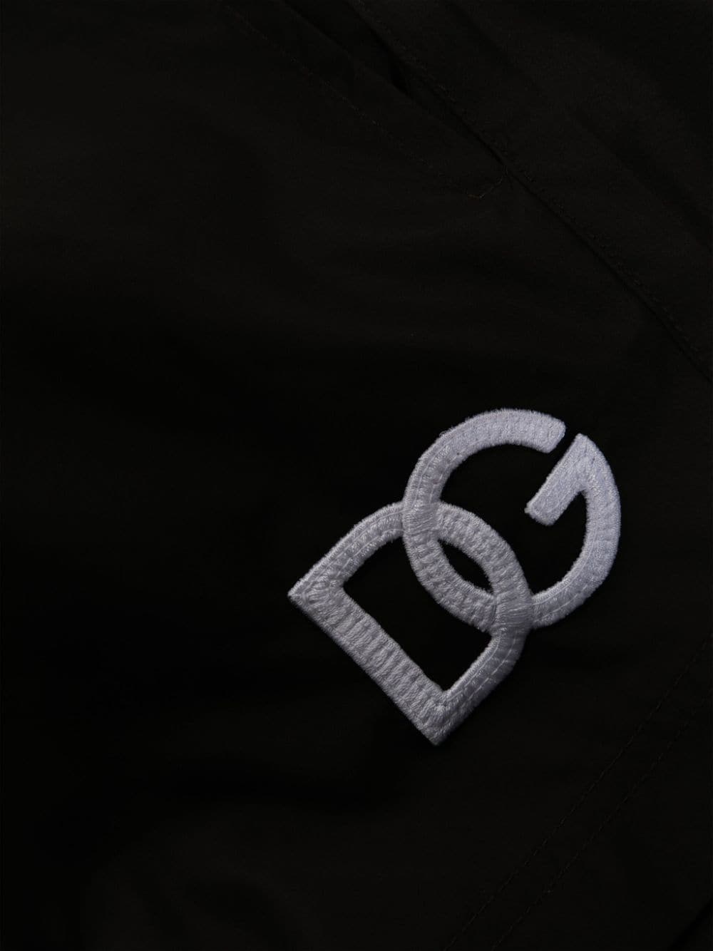 logo-appliquÃ© swim shorts - 3