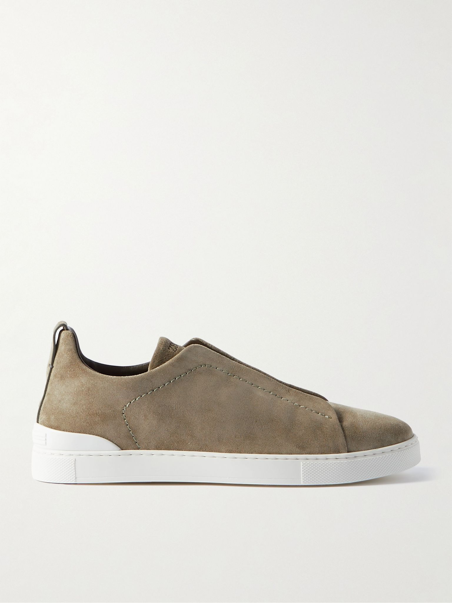 Triple Stitch™ Suede Slip-On Sneakers Brown - 1