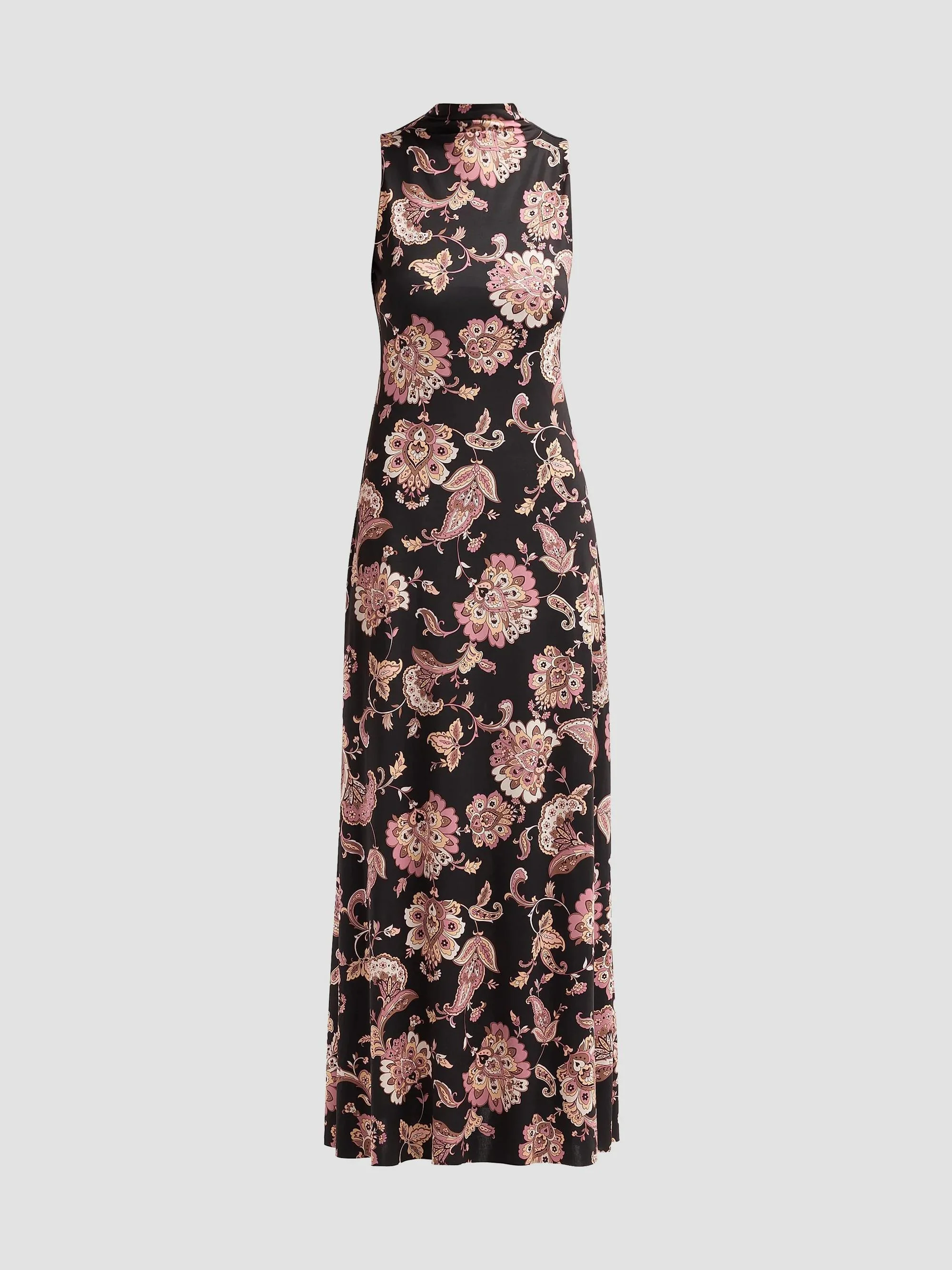 Women's Lila Printed Maxi Dress - Autumn Chintz Jersey - 1