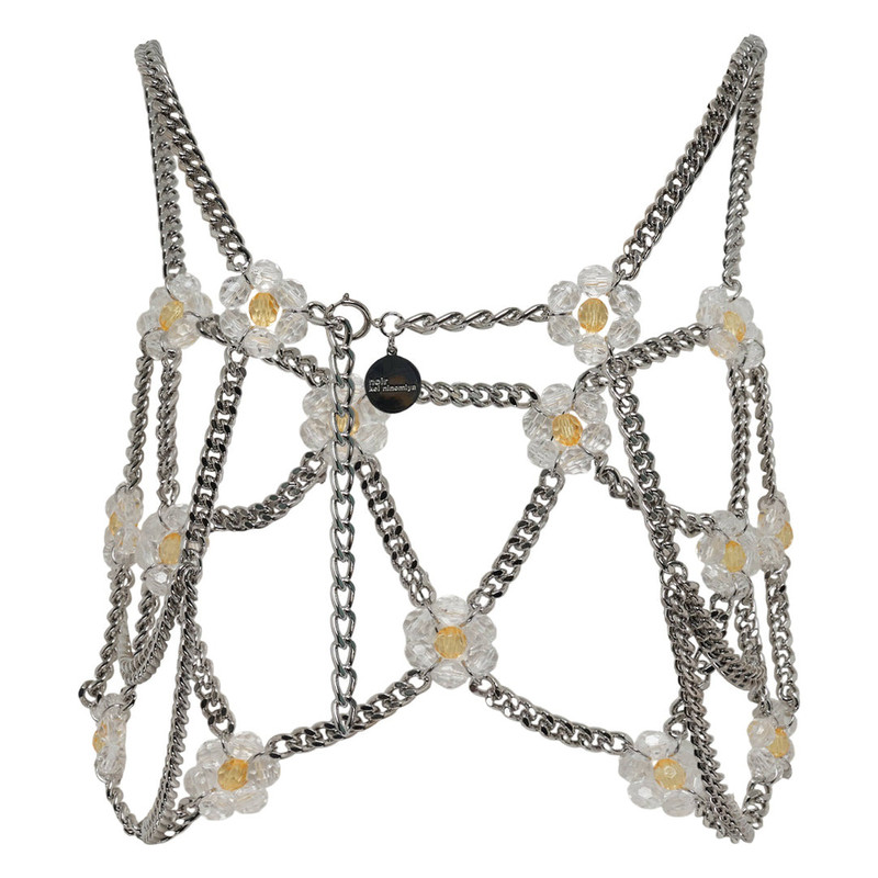 Noir Kei Ninomiya Beads X Chain Vest outlook