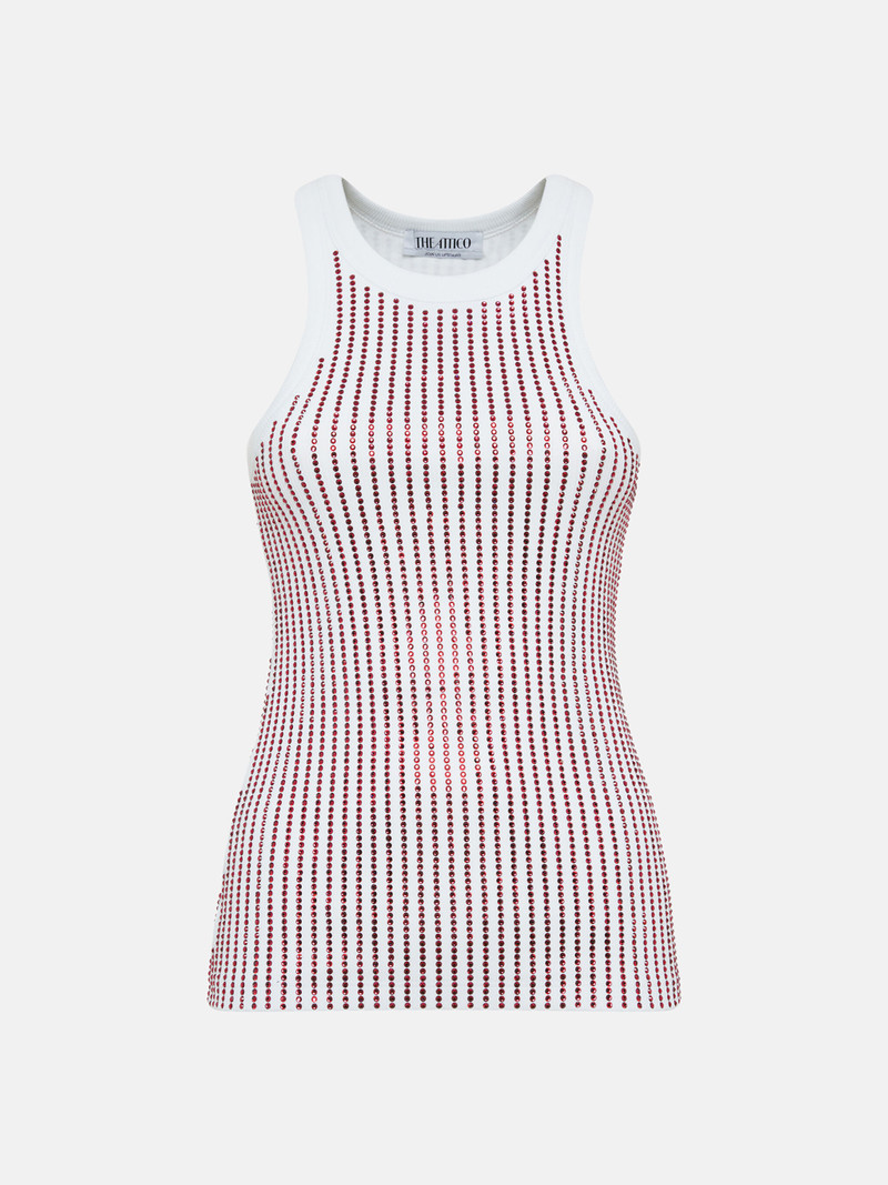 WHITE AND RED TOP - 1
