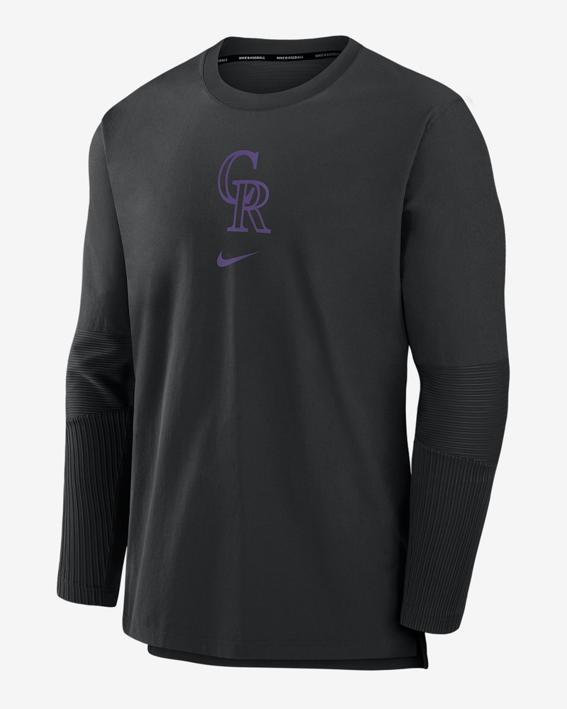 Colorado Rockies Authentic Collection Player Men's Nike Dri-FIT MLB Pullover Jacket 1