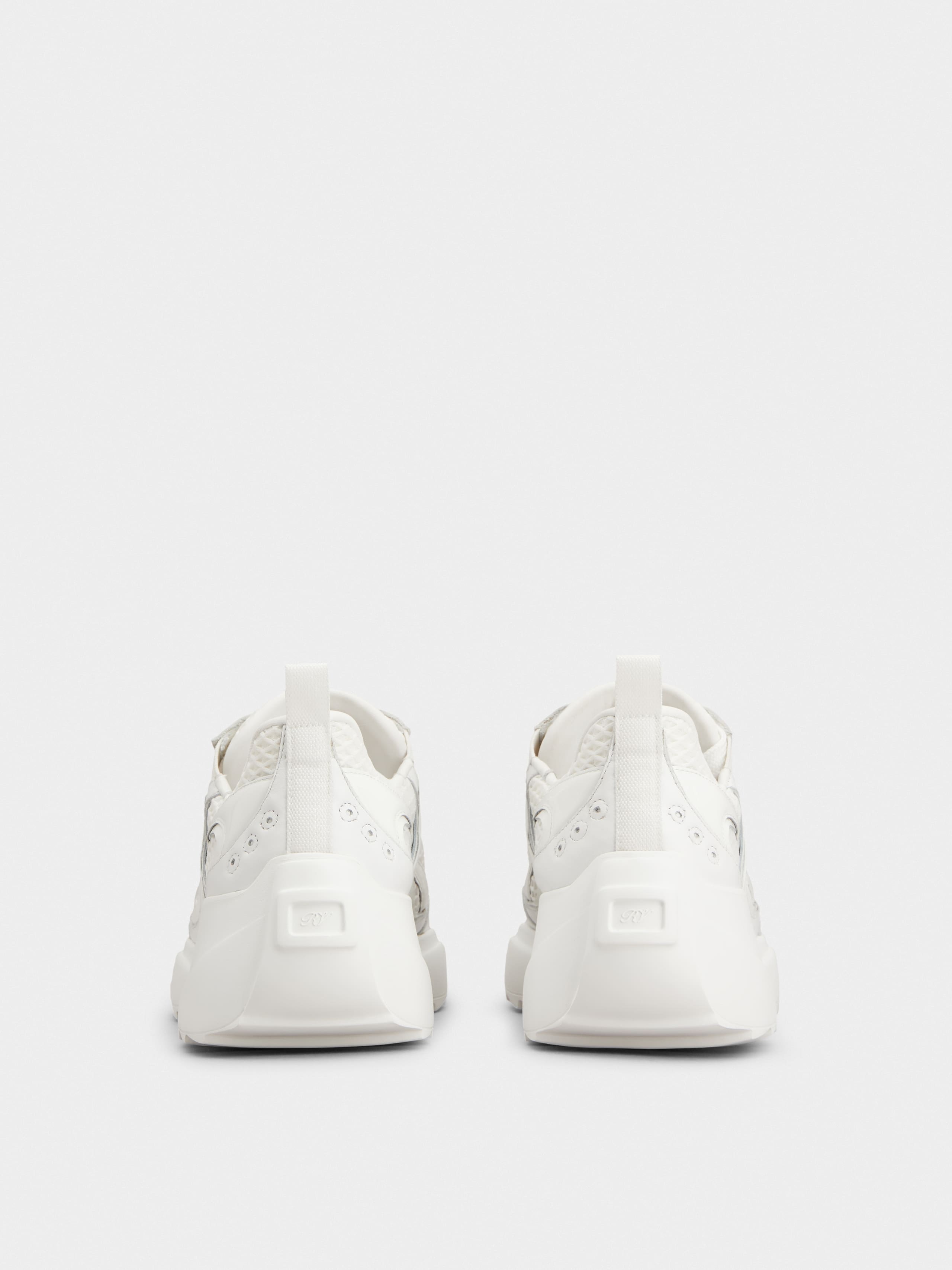 Viv' on the Run Sneakers in leather and fabric - 5