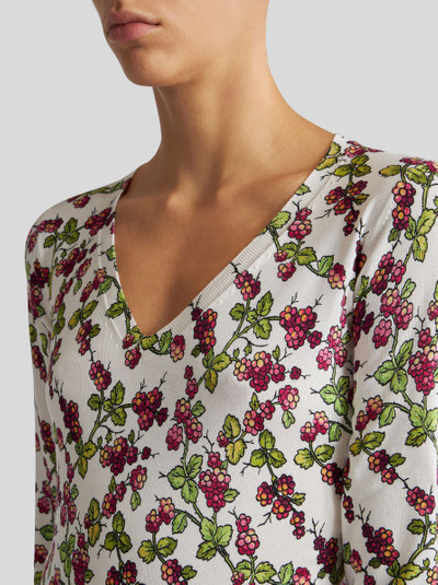 Etro V-NECK PRINTED JUMPER outlook