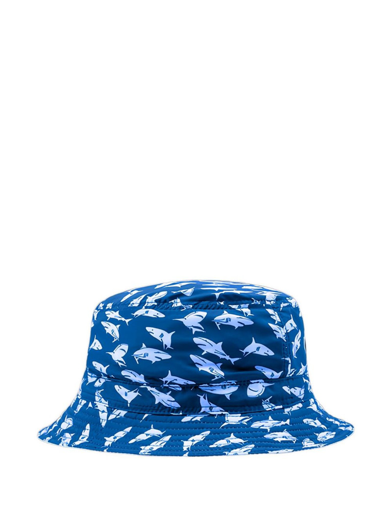 shark-print bucket hat 1