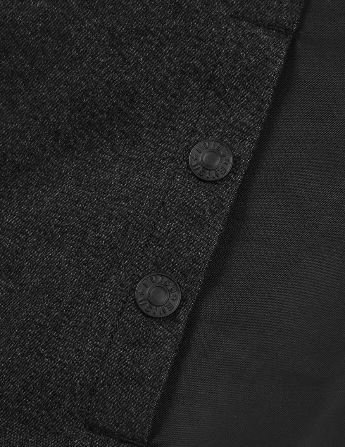Seagull Appliqué Patchwork Padded Jacket - 16