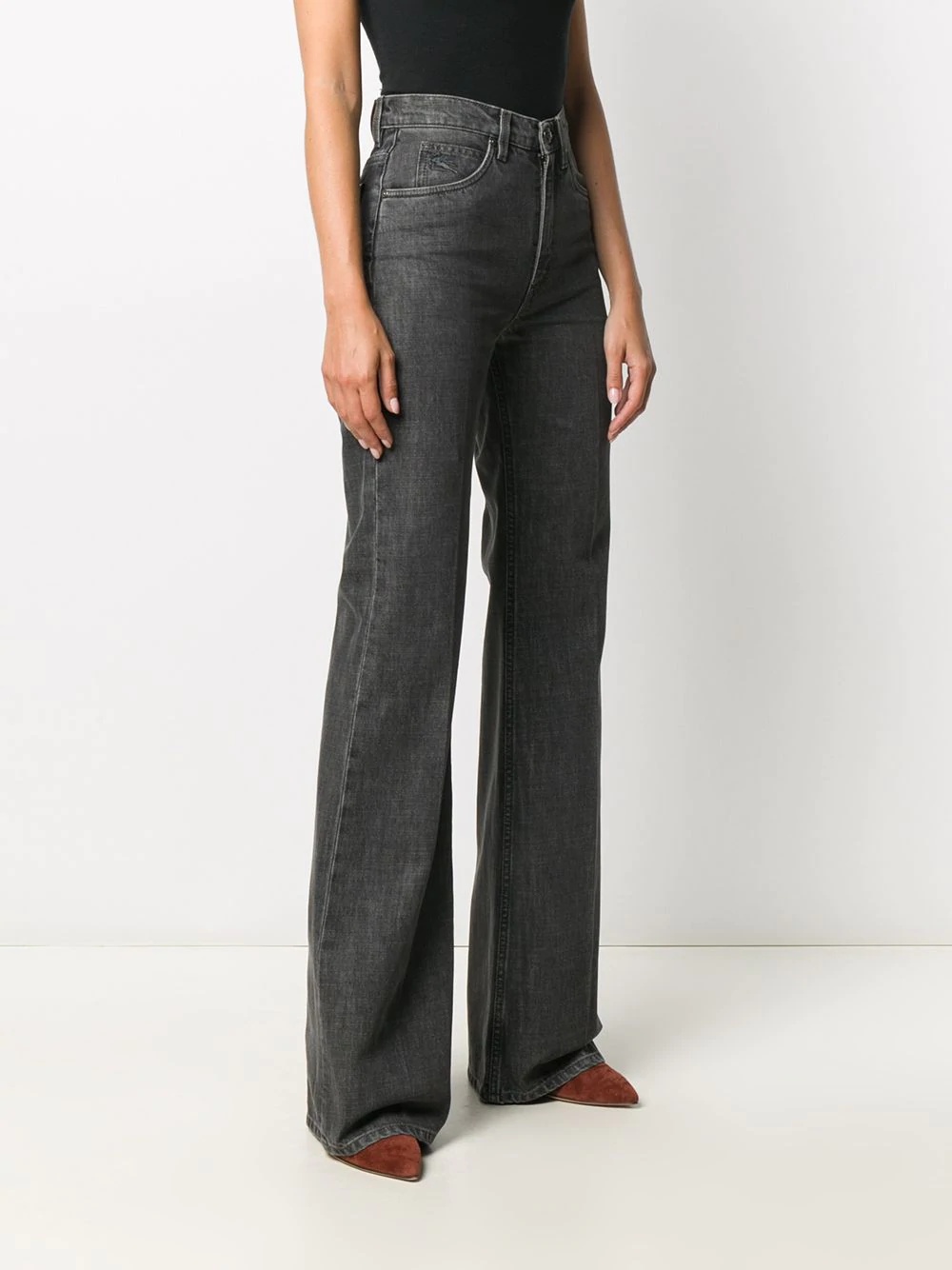 high-rise wide leg jeans - 3