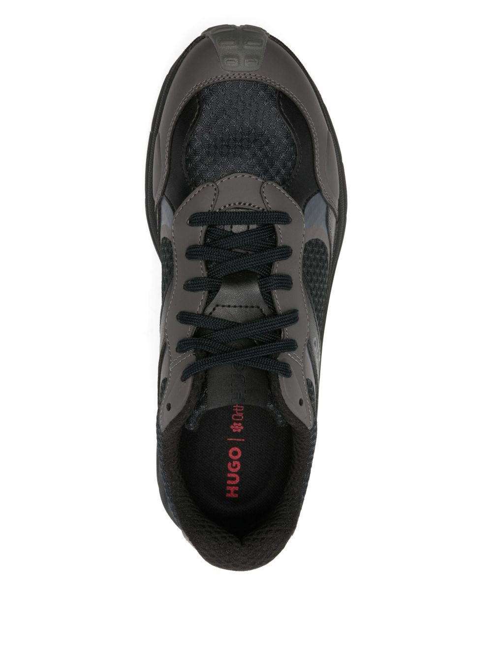 panelled sneakers - 4