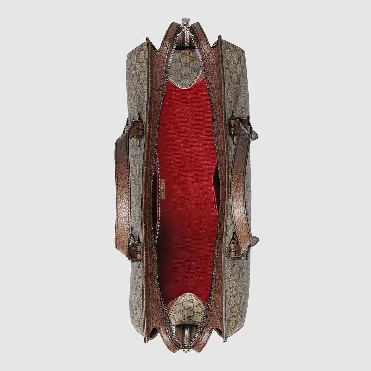 Duffle bag with leather details - 6
