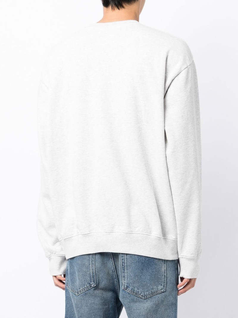 logo-print cotton sweatshirt 5