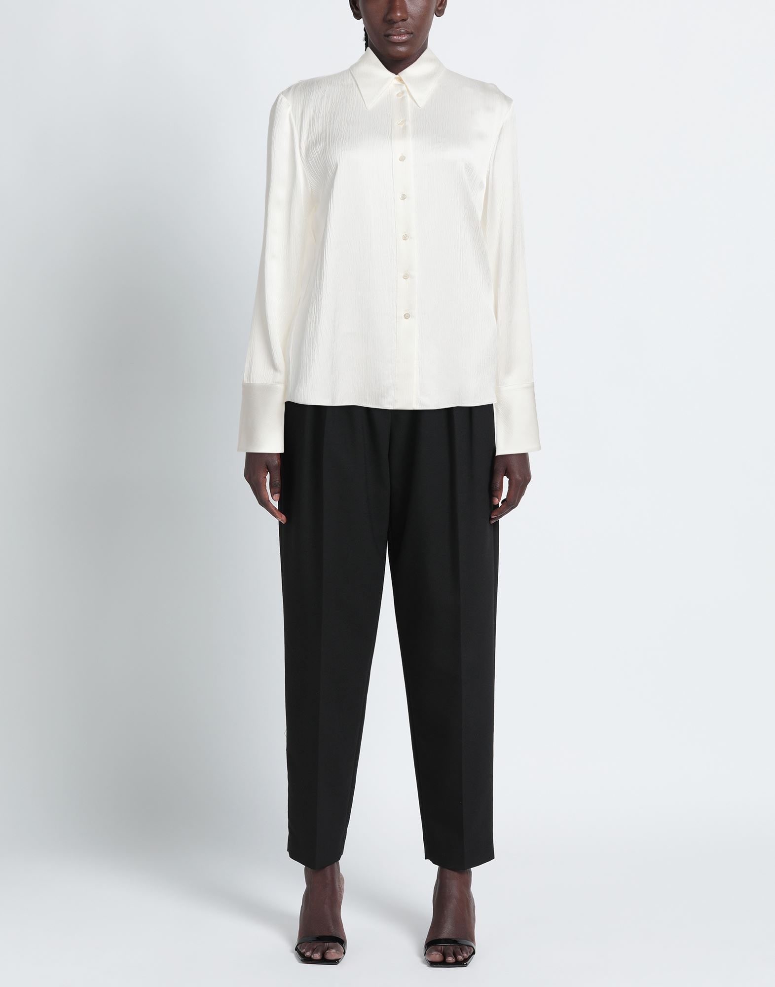 Off white Women's Solid Color Shirts & Blouses - 2