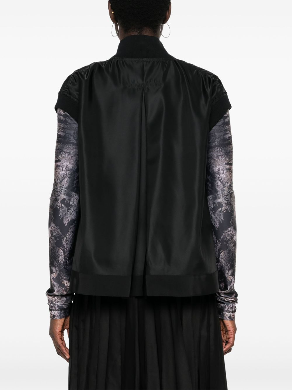 Sacai Women Nylon Twill Vest - 4