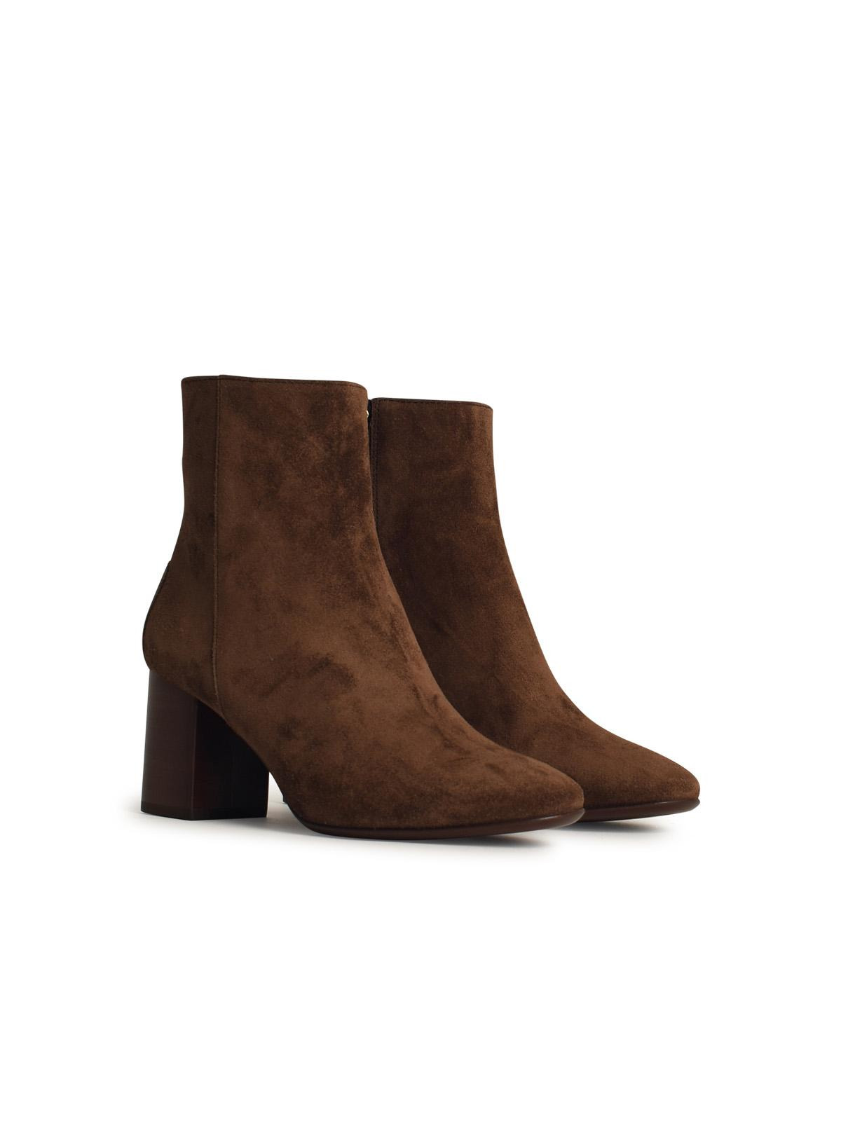 Tod's Brown Suede Ankle Boots Woman - 2