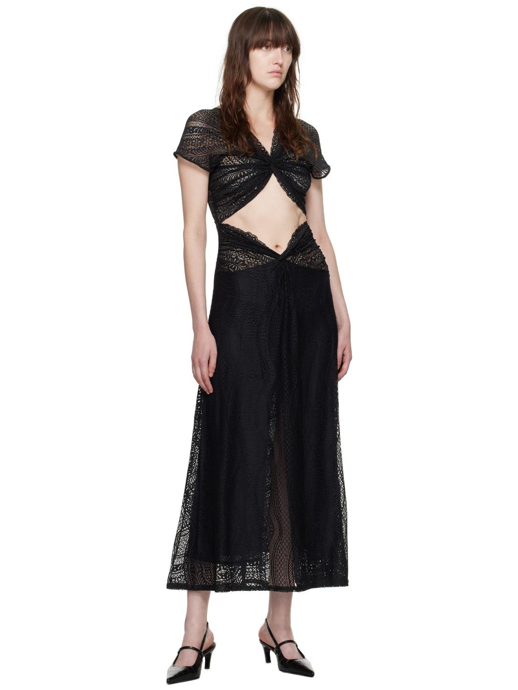 SSENSE Exclusive Black Sassen Maxi Dress - 4