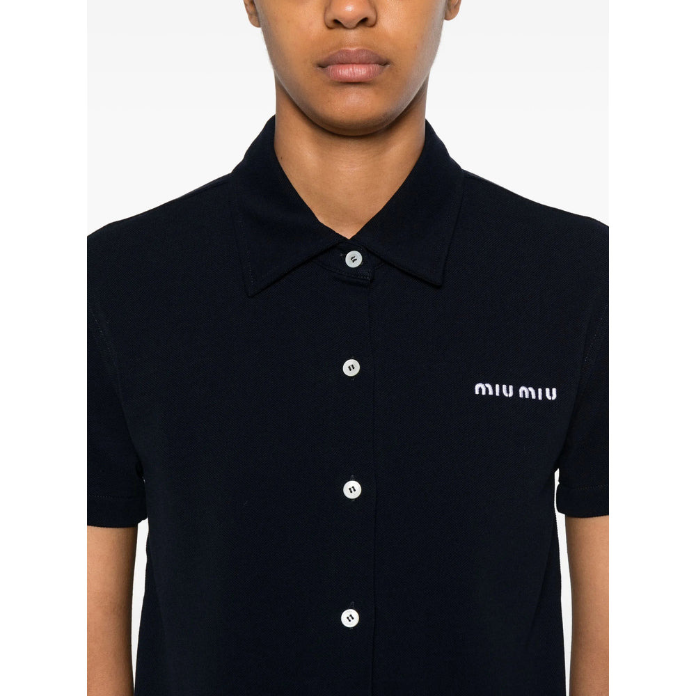 Miu Miu Blue Tops - Shirts Women - 3