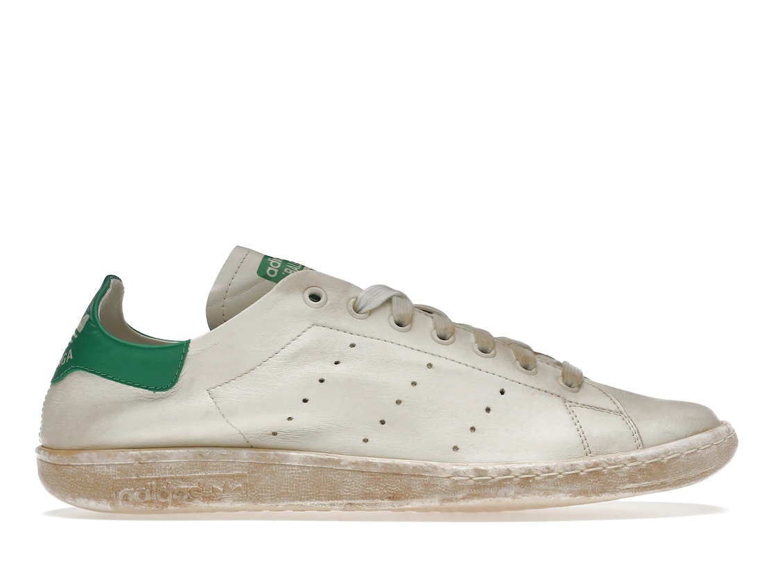 Balenciaga x adidas Stan Smith Worn-Out White Green - 1