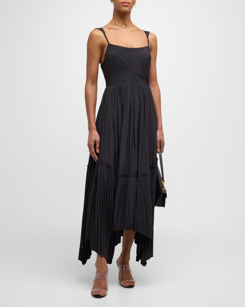 August Pleated Handkerchief Dress 3