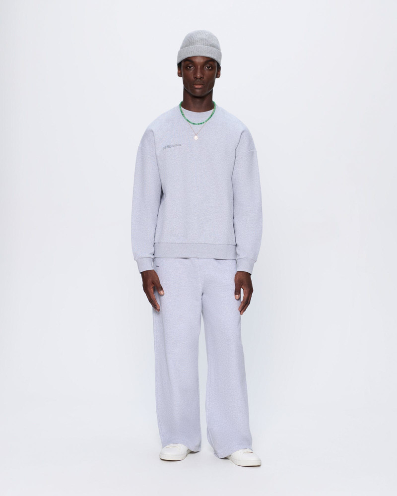 Mens 365 Midweight Straight Leg Track Pants - Grey Marl 1