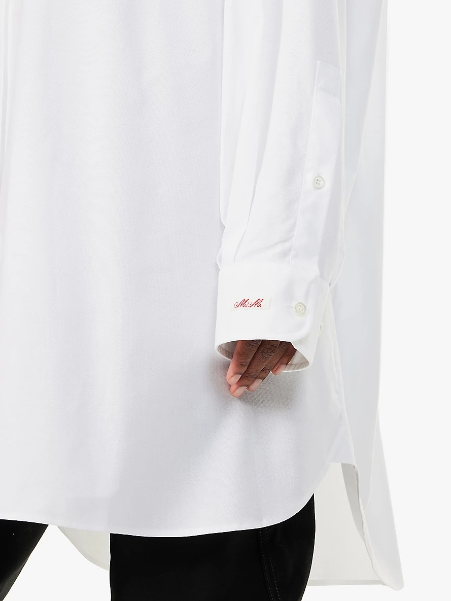 Relaxed-fit long-sleeve cotton shirt - 5