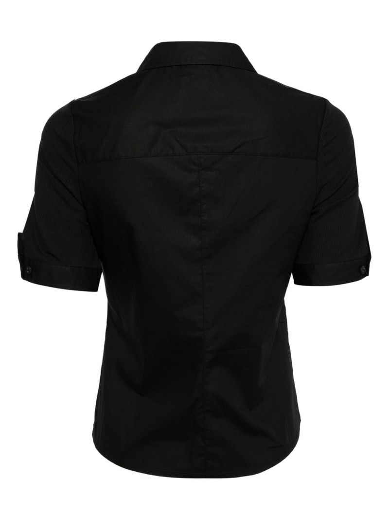 rag & bone ribbed cotton-modal blend polo shirt outlook