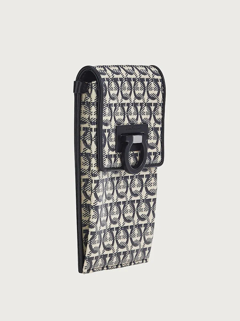FERRAGAMO TRIFOLIO SMARTPHONE HOLDER outlook