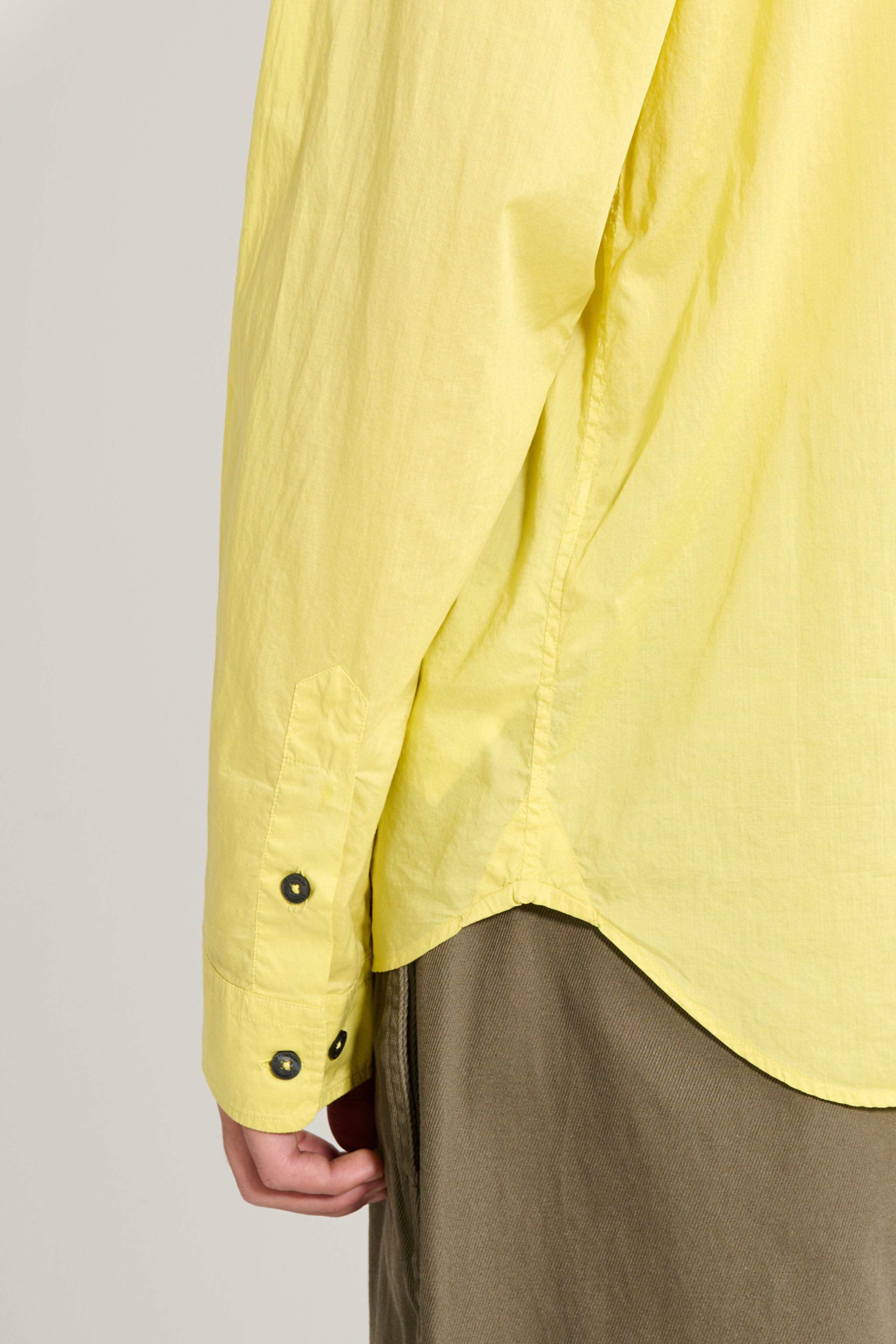 C.P. COMPANY SHIRT GAUZE BRIGHT YELLOW - 6