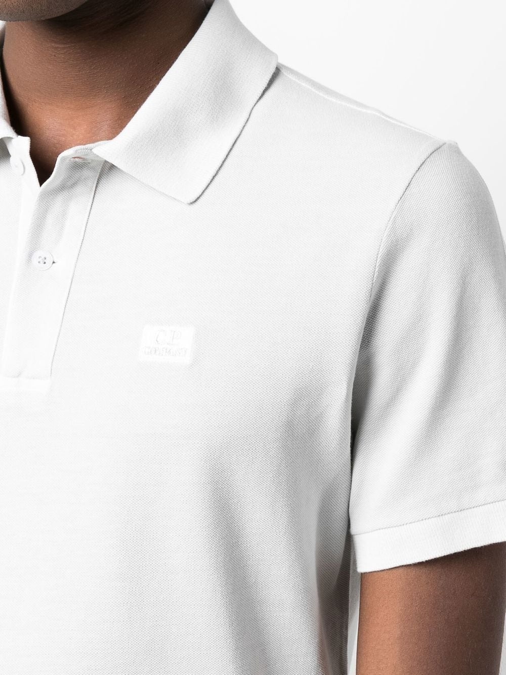 embroidered-logo cotton polo shirt - 5