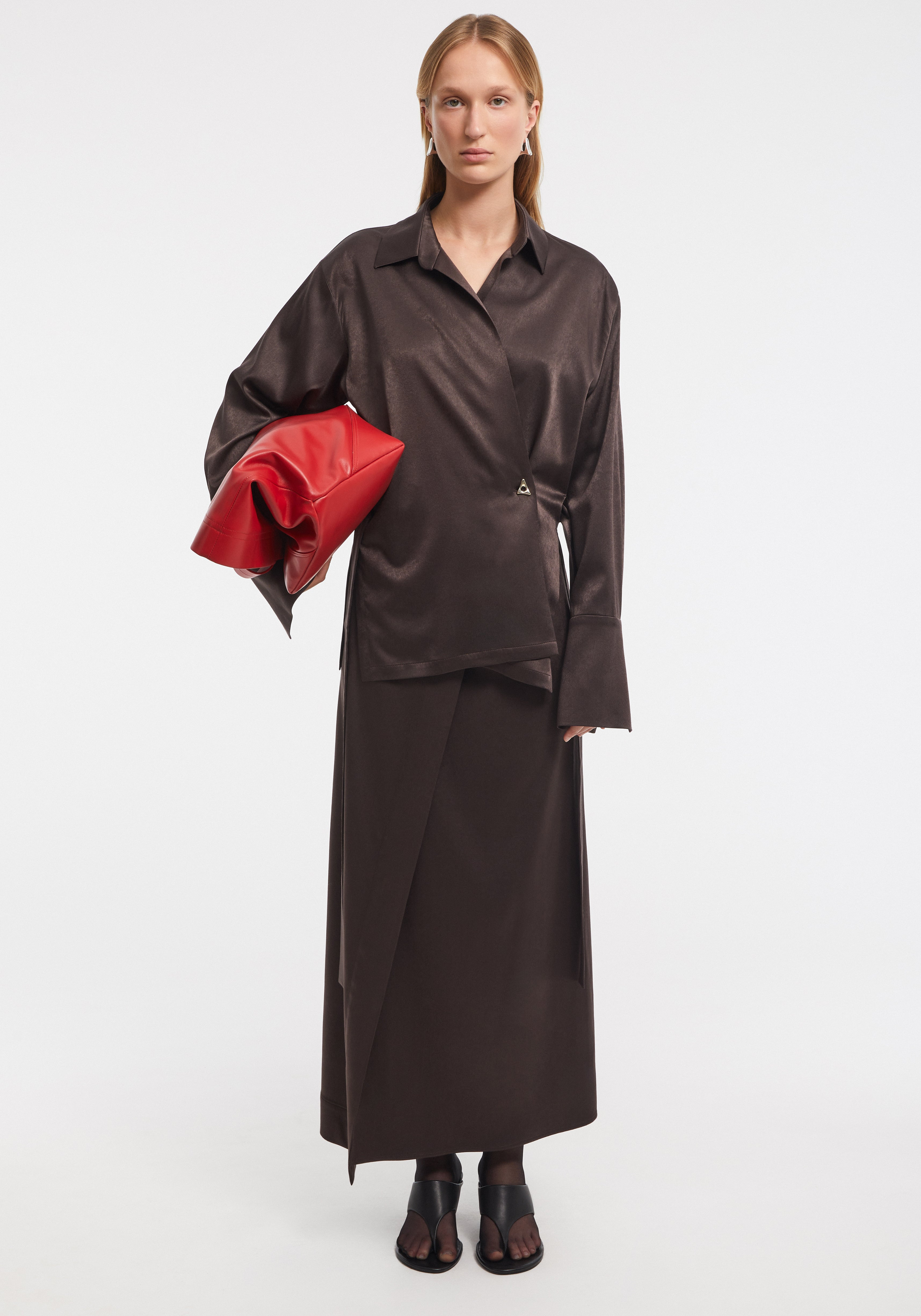 NEEL
Satin wrap shirt - 2