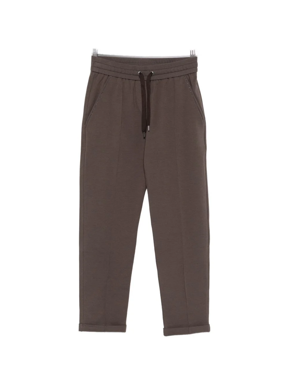 Cotton drawstring trousers - 1