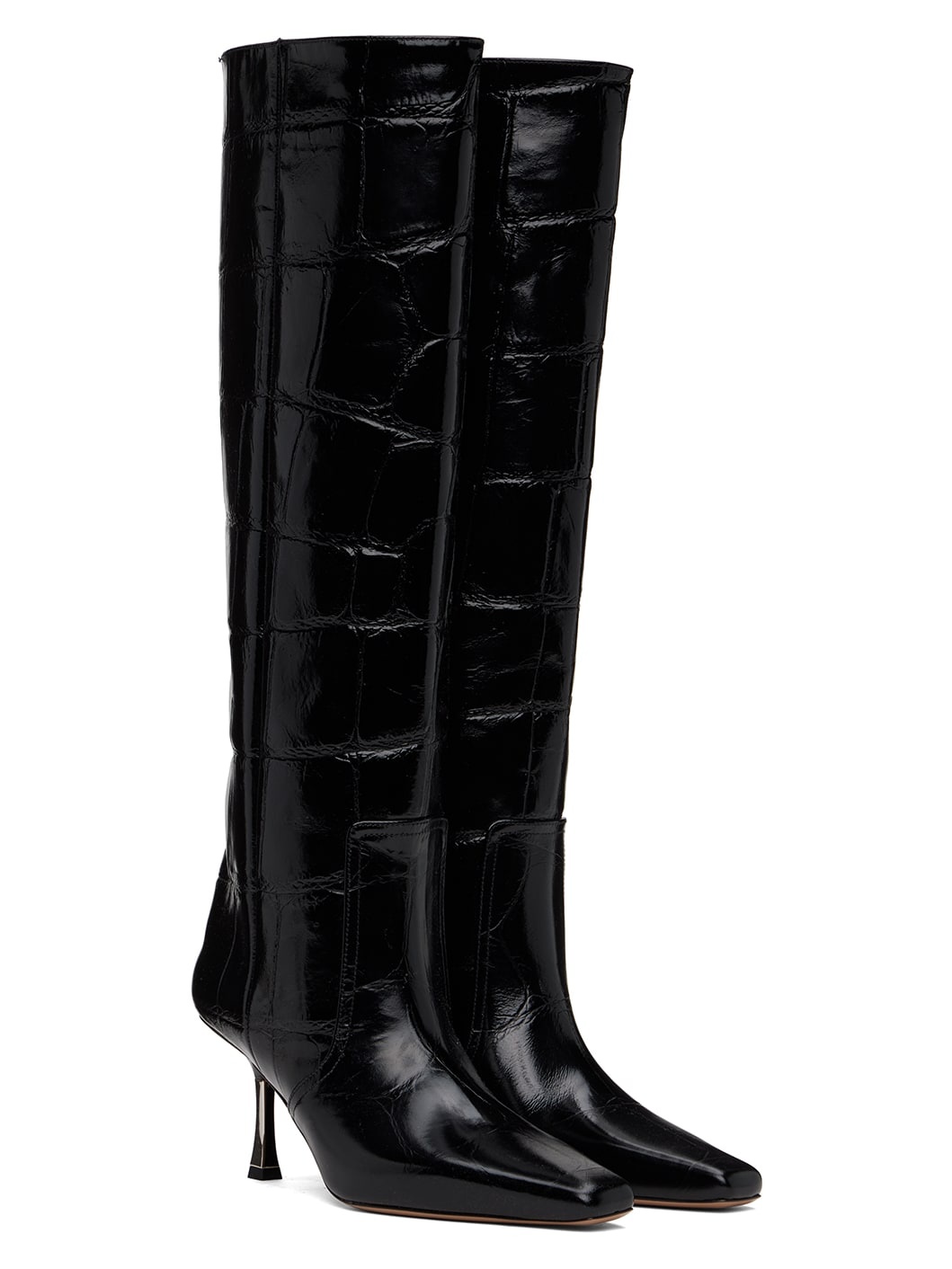 Black Bettina Tall Boots - 4