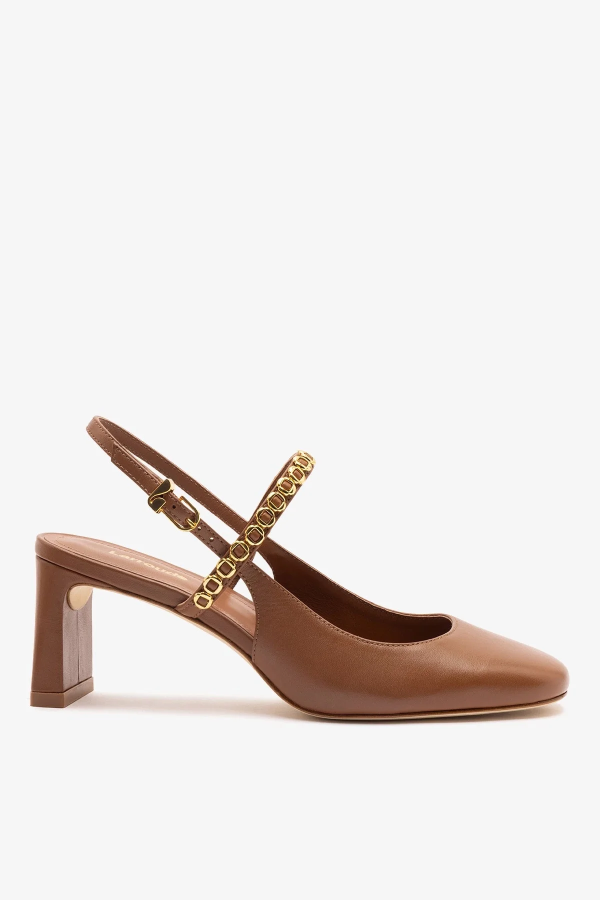 Georgina Milanina Pump In Caramel Leather - 1