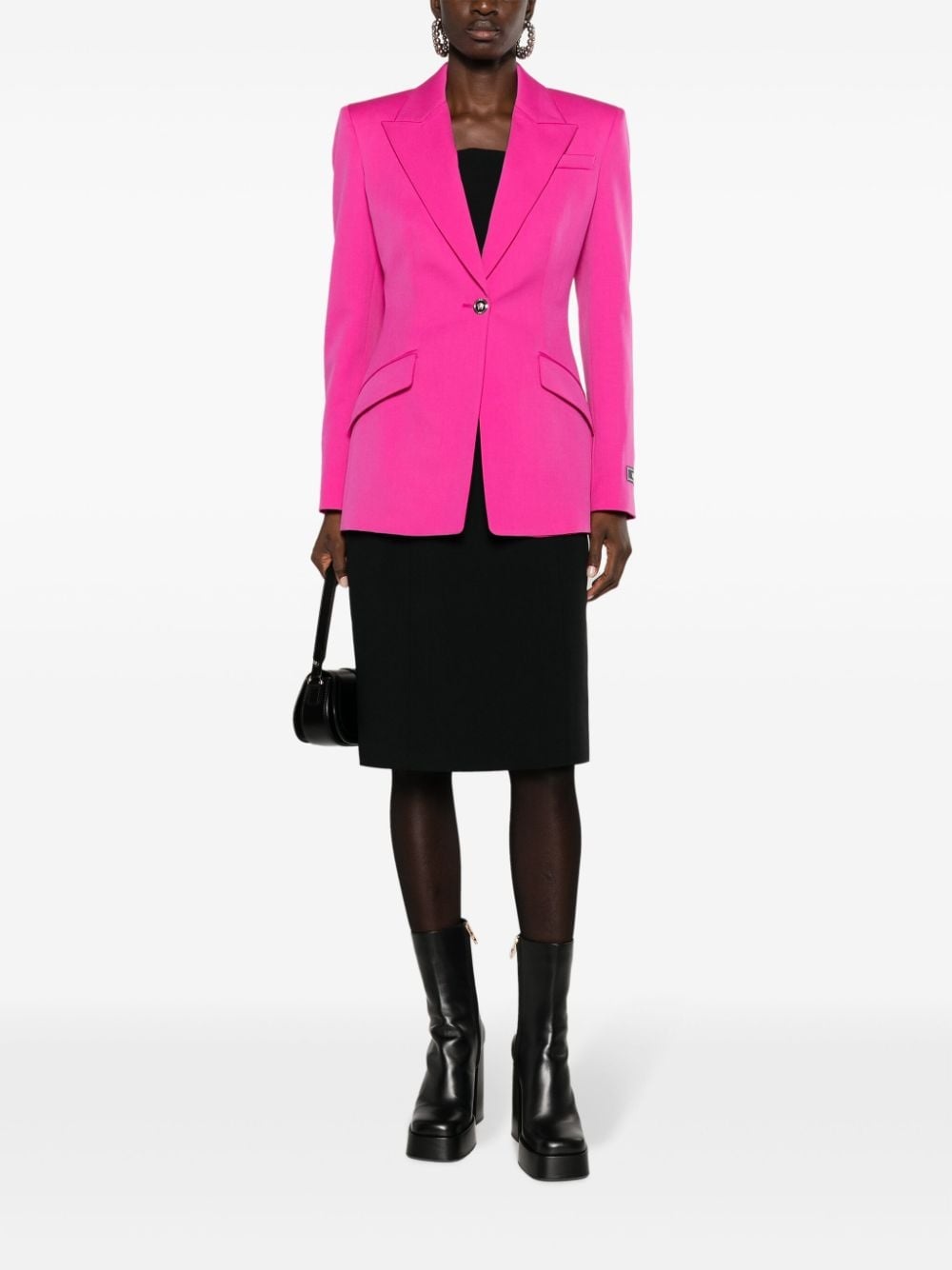 Medusa single-breasted virgin-wool blazer - 2