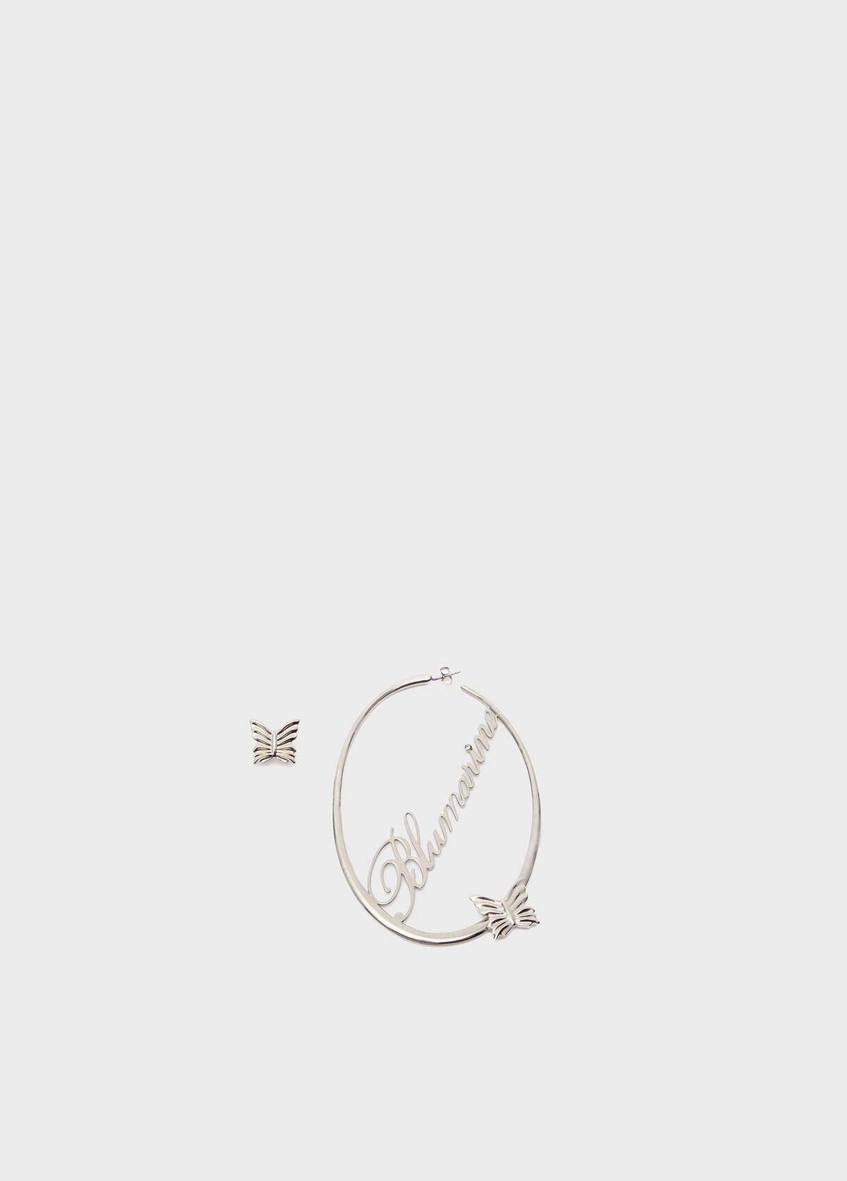 BRASS EARRINGS WITH LOGO - 2