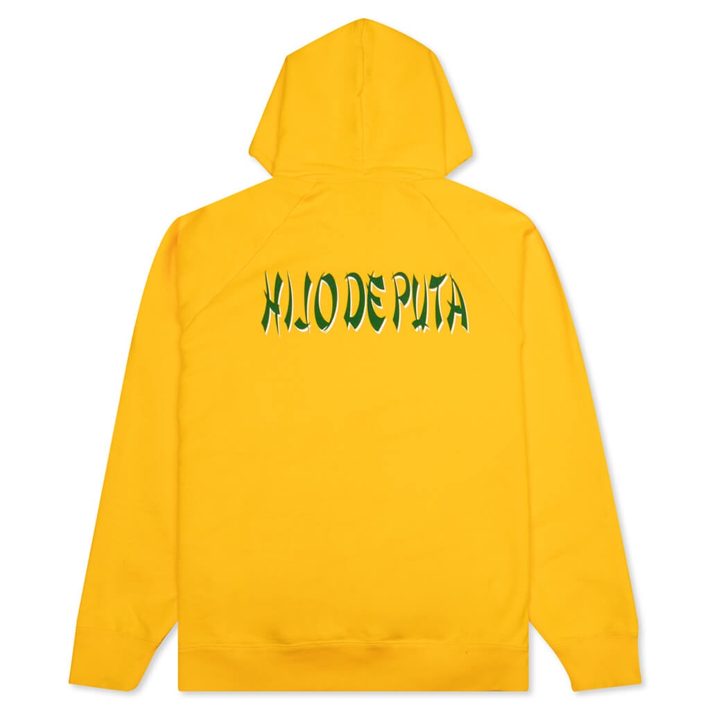 WACKO MARIA WASHED HEAVYWEIGHT PULLOVER SWEATSHIRT TYPE-4 - YELLOW - 2