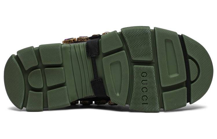 (WMNS) Gucci Flashtrek Crystals 'Green' 537355-GGZ30-1261 - 5