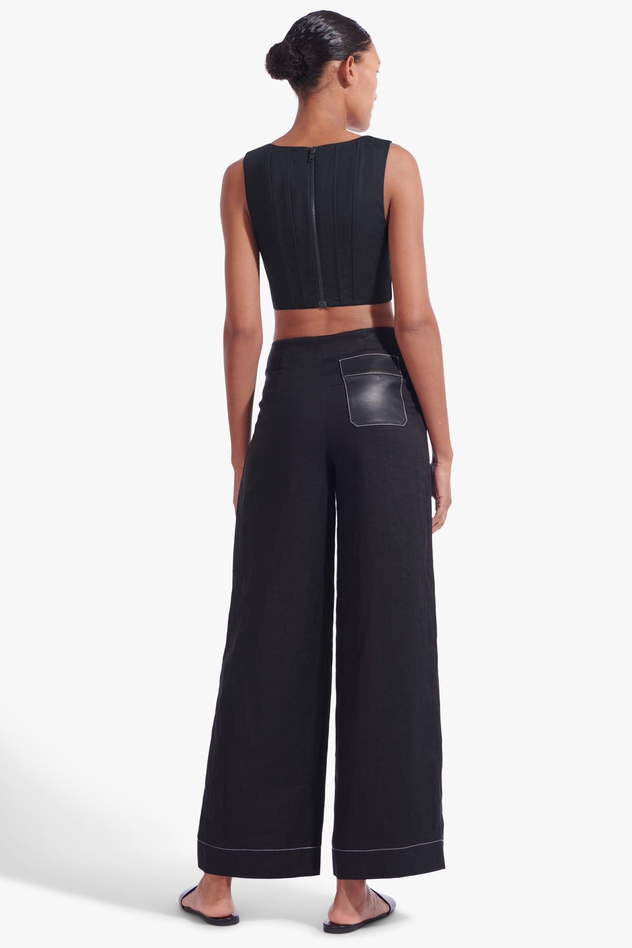 STAUD ALICE TOP | BLACK - 6